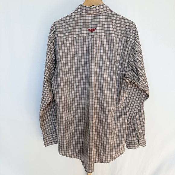 ARIAT Relentless Men's Plaid Long Sleeve Button-Up Shirt L Multicolor Casual - Picture 8 of 13